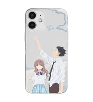 Iphone 12 Uyumlu A Silent Voice Tasarımlı Şeffaf Telefon Kılıfı