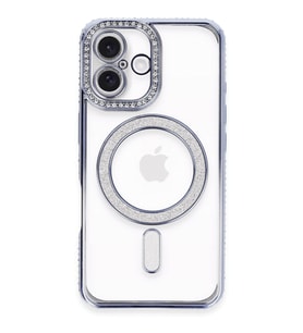 Iphone 16 Kılıf Joke Simli Magneticsafe Kılıf -