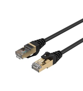 S Line CAT7 Patch Kablo 10m (Siyah)