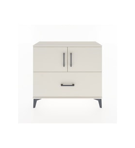 Arges Şifonyer 2 Raflı Tek Çekmeceli 2 Kapaklı 88x30x80 Aytaşı-Aytaşı