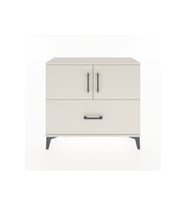 Arges Şifonyer 2 Raflı Tek Çekmeceli 2 Kapaklı 88x30x80 Aytaşı-Aytaşı