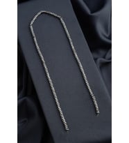 Hematit Doğal Taş Gümüş Rondela Kesim 2x4mm Dizi