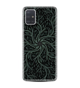 Samsung a71 A72 A73 A7 A9 2018 C7 C9 Kılıf Desenli Silikon Sarmaşıklar 1675