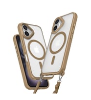 Durukar® iPhone 16 Plus Kılıf Enka Magsafe Silikon Kılıf - Desert