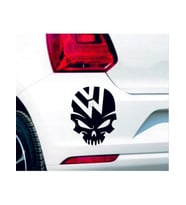 Volkswagen Kurukafa Kuru Kafa Sticker Siyah Renk 18CM