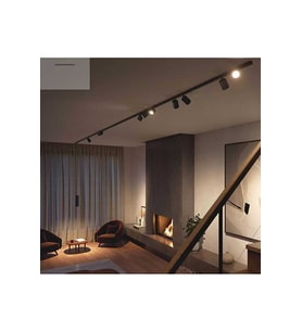 Gu10 3 metre alimünyum ray spot 10 lu led avize ray spot os ram led spot gün ışığı ampullü