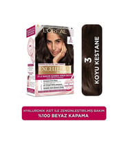 L'Oreal Paris Excellence Creme Saç Boyası 3 Koyu Kestane