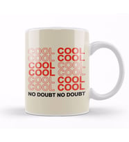 Mug Cool Cool No Doubt No Doubt Black And Red Kupa Bardak Porselen