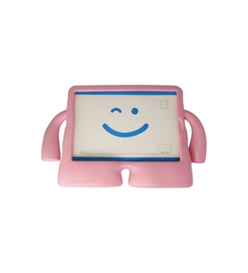 Newface Samsung Galaxy Tab A9 Plus Kılıf Karakter Tablet Silikon - Açık Pembe