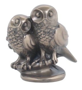 WISE Veronese Serisi-WISE BRONZ BAYKUŞLAR-7*3*6 CM.