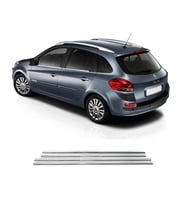 Renault Clio 3 Grandtour Krom Cam Çıtası Tk 4Prç Paslanmaz Çelik