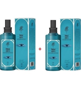 Rebul Aqua Cam Şişe Sprey Kolonya 100ML x 2 Adet