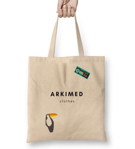 Arkimed Bez Çanta Uzun Saplı