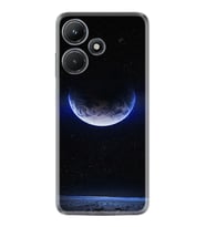 Infınix Hot 30i Kılıf Resimli Desenli Silikon Platinium Series Midnight Moon 1802