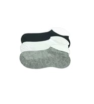 Esnaf sokağı  Esnaf sokağı  3 Adet Çocuk Sneaker Patik Çorap Siyah Beyaz Gri