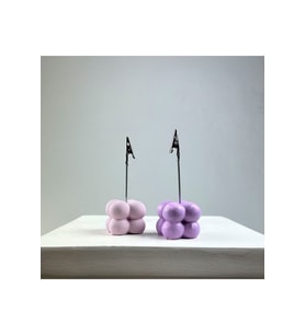 Bubble Not Tutucu 2'li Set ( Pembe - Lila )