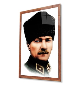 Atatürk Cam Tablo 4 mm Dayanıklı Temperli Cam