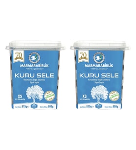 Marmarabirlik Kuru Sele Zeytin 800 g  XS 321-350 adet kg  2 Adet