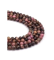 8 MM Rodonit Doğal Taş Dizi (Karışık)