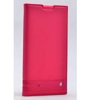 LG X Screen Kılıf Elite Kapaklı Kılıf (Pembe)