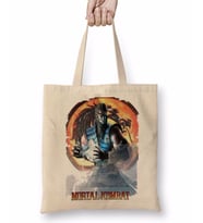 Sub Zero Mortal Kombat Game Bez Çanta Uzun Saplı
