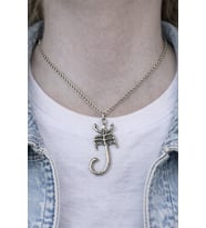 Scorpio Line – Akrep Figürlü Unisex Kolye (60 cm Zincir)