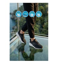 Walkway Flexion G Siyah-Beyaz Memory Foam Unisex Spor Ayakkabı