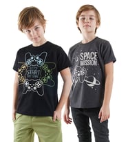 Start Game Erkek Çocuk 2'li T-shirt Takım (Siyah)