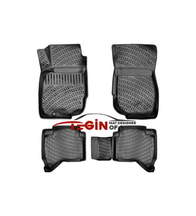 Toyota Hilux 3D Havuzlu Paspas 2004-2015 Siyah (Karışık)