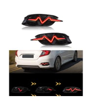 Honda Civic Arka Sis Lamba Kayar Led Pıano Black 2016-2021