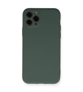 İphone 11 Kılıf Nano İçi Kadife - Koyu Yeşil
