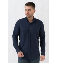 White Stone Malta G2303 Keten Regular Fit Pamuklu Gömlek K.Laci