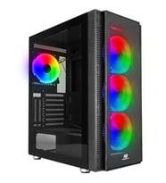 POWERBOOST VK-G3506S 4-RGB RIGN FANLI GAMING MID-TOWER PC KASASI