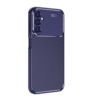 Galaxy A14 Kılıf Zore Negro Karbon Tasarım Silikon Kılıf (Lacivert)