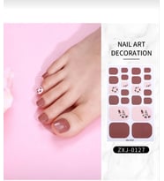 Tırnak Oje Sticker Nail Art Seti 22'li, Kolay Uygulamalı