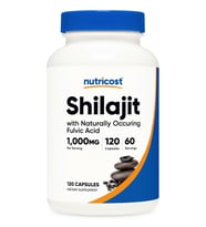 Nutricost Shilajit (1,000 mg Shilajit Per Serving), 120 Capsul..ABD MENŞEİ.37.