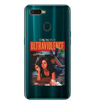 Oppo A5S/AX7/A12 Uyumlu Lana Del Rey Ultraviolence Desenli Şeffaf Telefon Kılıfı