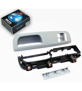VW Golf 4 Bora Coupe Kapı Kolu Cam Düğme Çerçeve Kapak Seti 3B0867171A, 3B1867171E, 1J1867179A