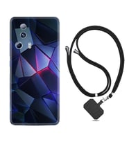 Xiaomi Mi 13 Lite Kılıf Resimli Boyun Askılı İpli Desenli Silikon Series Üçgenler 2 1872