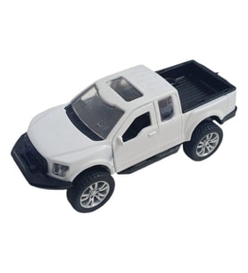 Çek Bırak Metal Arazi Aracı 13 cm - Beyaz