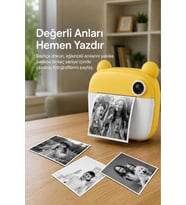 Dijital Fotoğraf Makinesi Çocuk Termal Resim Kağıt Baskılı Yazıcı Kamera Ma