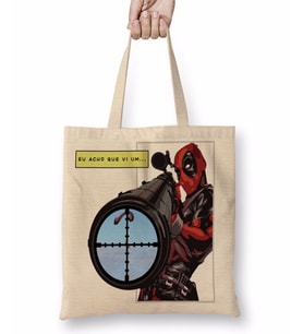Deadpool Big Gun Bez Çanta Uzun Saplı