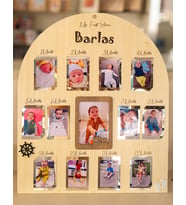 12 Ay Bebek Fotoğraf Çerçevesi