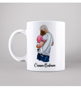 Canım Babam Tasarımlı Kupa