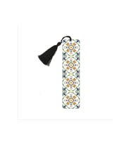 Italyan Desen Baskılı, Püsküllü Kitap Ayracı(hediyelik Bookmark,ayraç-132