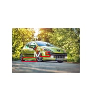 PEUGEOT 207 CUSTOM MARŞPİYEL SAĞ SOL TAKIM FİBERGLASS BOYASIZ