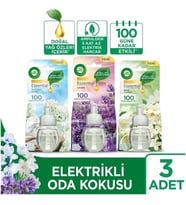 Air Wick Elektrikli Oda Kokusu Yedek Şişe Seti X3 ( 1 Bahar Çiçekleri - 1 Temizliğin Esintisi - 1 Lavanta )