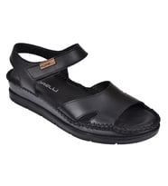 Forelli Hakiki Deri Comfort Kadın Sandalet FOR-AYANA SİYAH