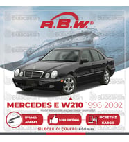 RBW Mercedes E W210 1996 - 2002 Ön Muz Silecek Takımı (Siyah)