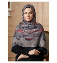 Soft Etnik Şerit Desen Şal